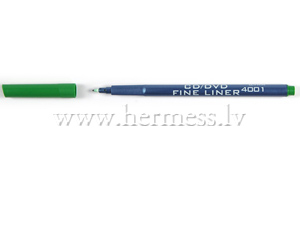 Mar�ieris permanents, 0,7mm, konisks, CD/DVD, za��, KOH-I-NOOR 4001